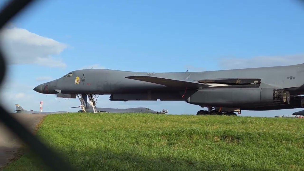 B1 lancers, B52 stratofortress and supporting aircraft at RAF Fairford 11/12th March 2026