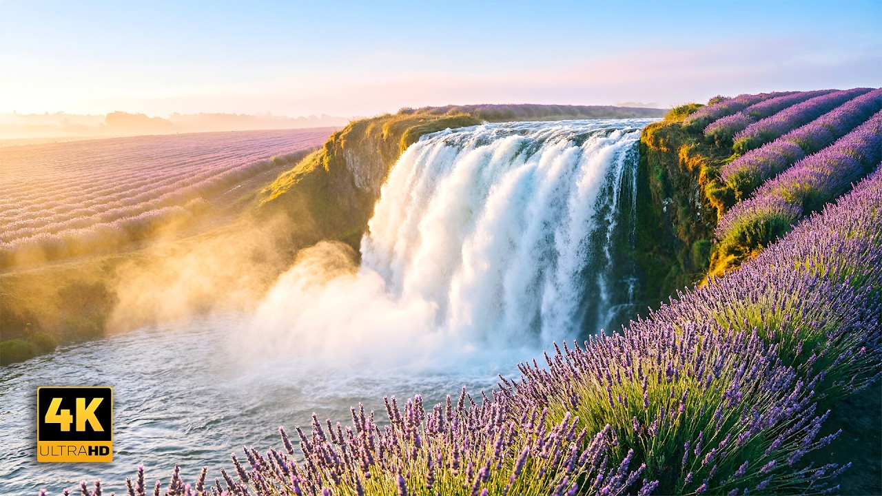 Pure Waterfall White Noise | No Music, Just Nature #waterfallsounds #naturesounds #relaxingwaterfall