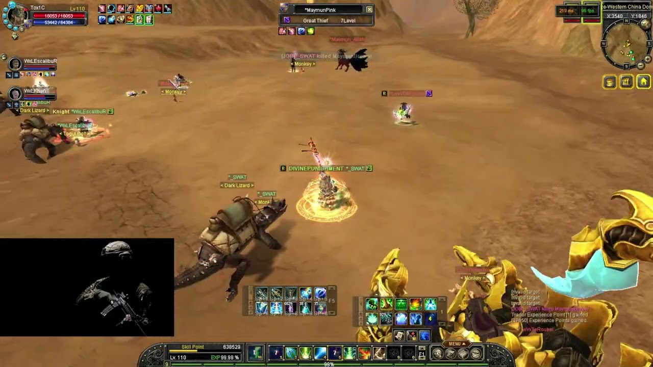 Rise Silkroad  Private Server - 3 TRADERS vs 5 THIEFS