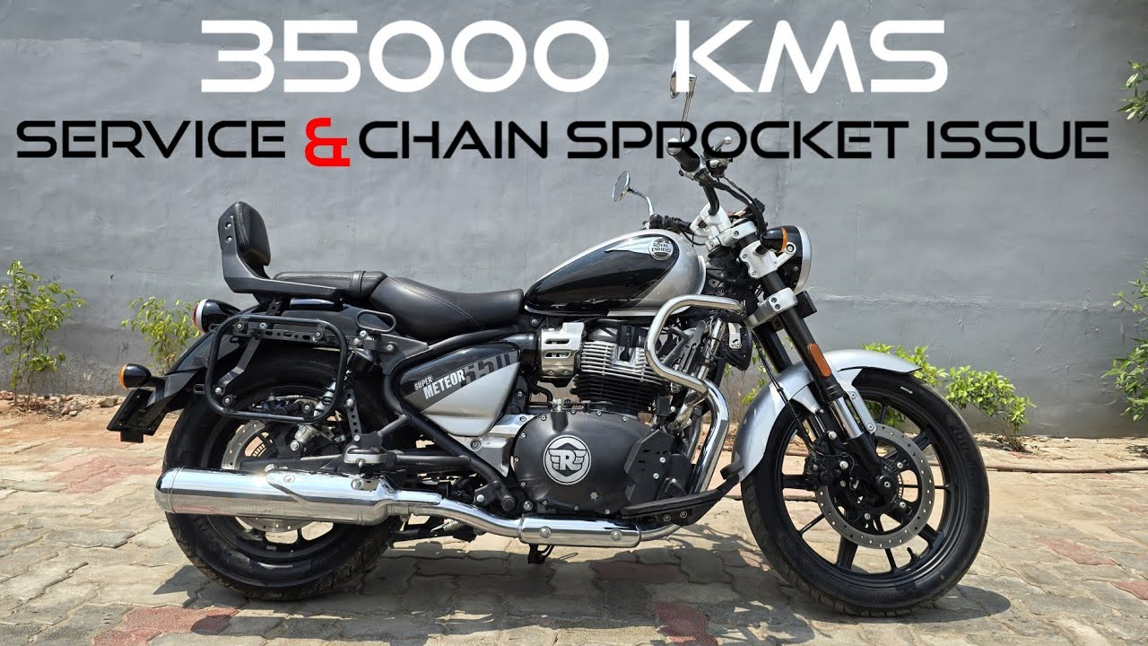 35,000 KM Completed | Super Meteor 650 Service, Ownership Review & Chain Sprocket Issue