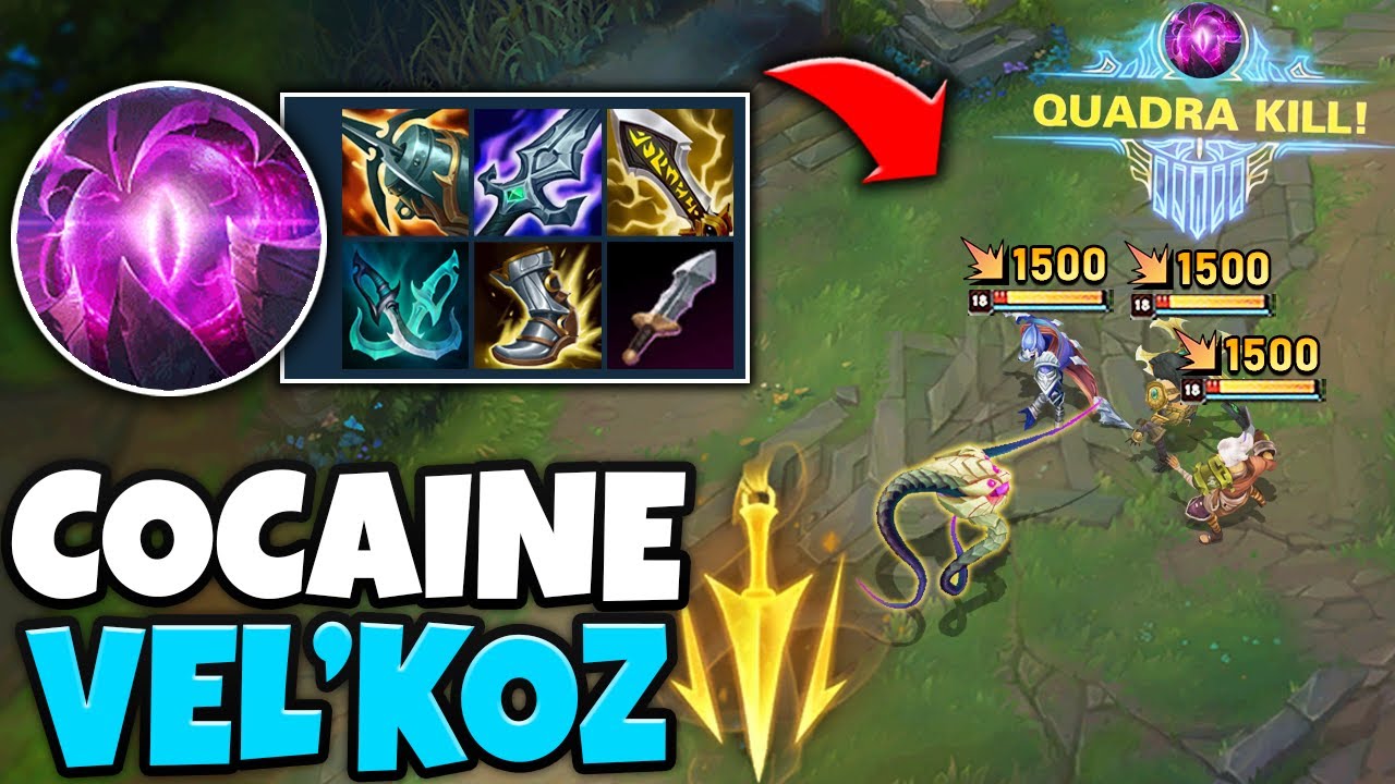A YouTube comment begged me to play Cocaine Vel'Koz for 200 days... so I tried it