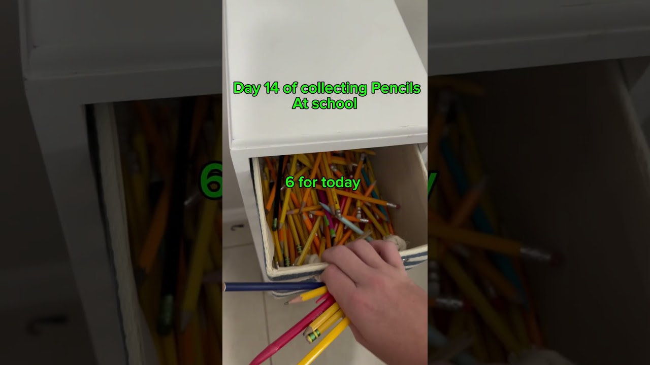 Day 14 of collecting pencils #collection #pencils #series #fyp #viral