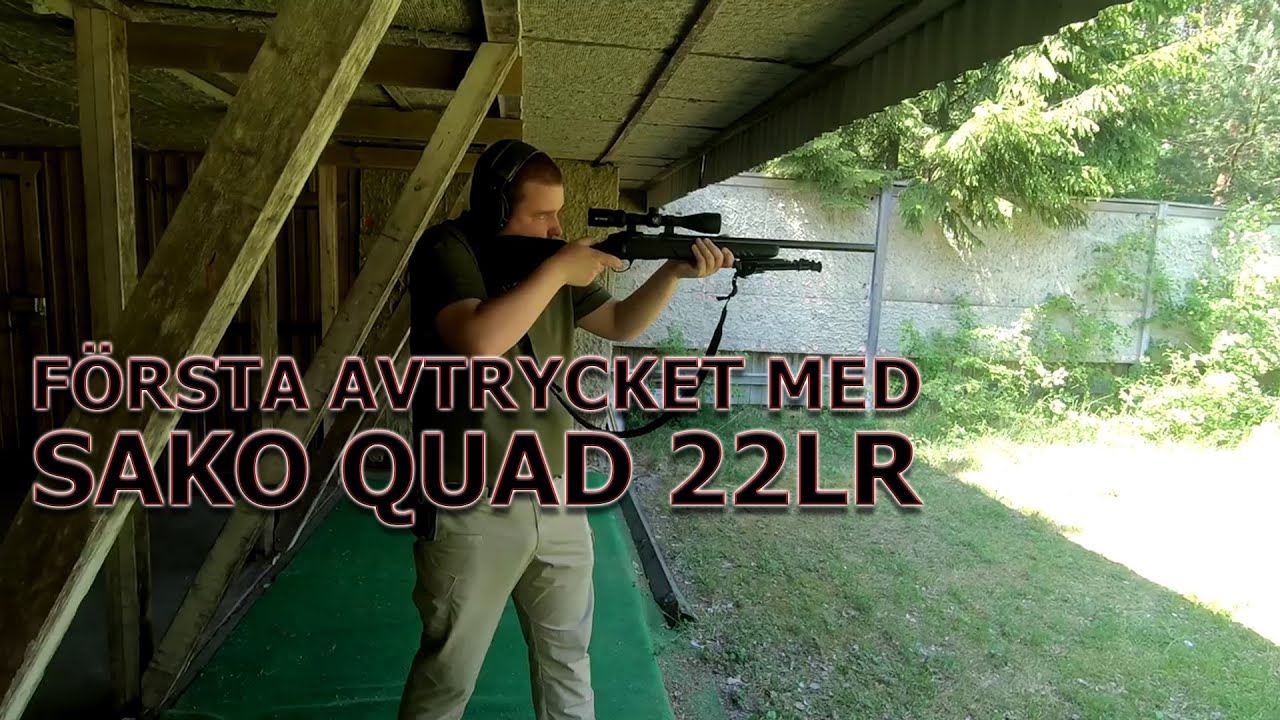 Första avtrycket med SAKO QUAD 22LR