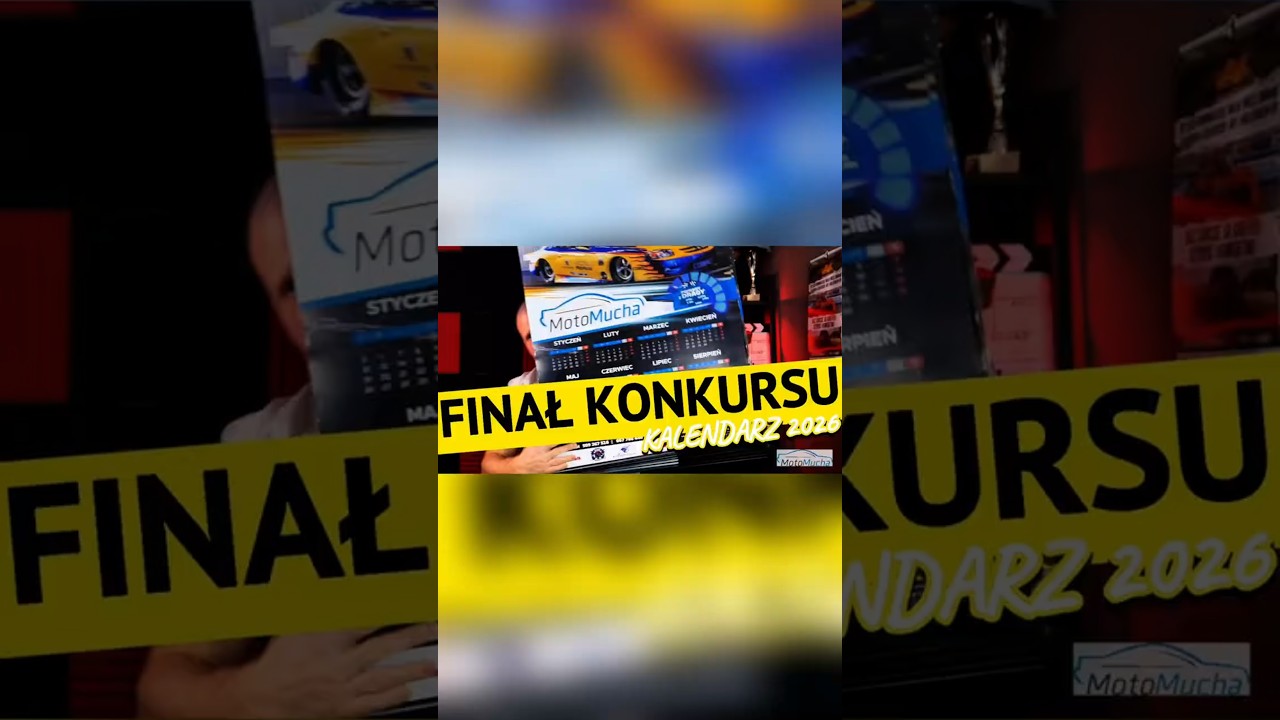 🎉 ROZWIĄZANIE KONKURSU! 🎉wylosowałem 5 zwycięzców, którzy zgarniają kalendarz 🏁🔥