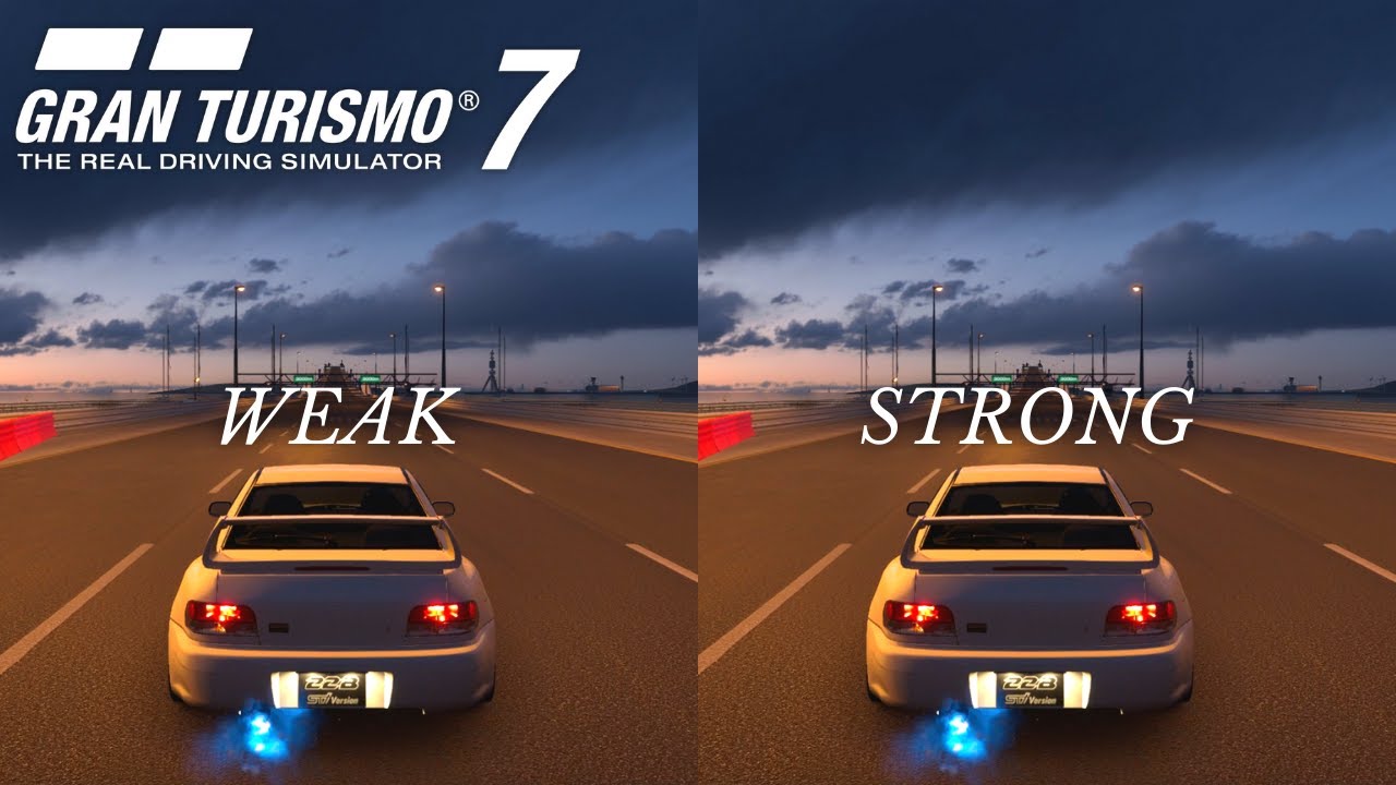 Gran Turismo 7 Anti-Lag Comparison