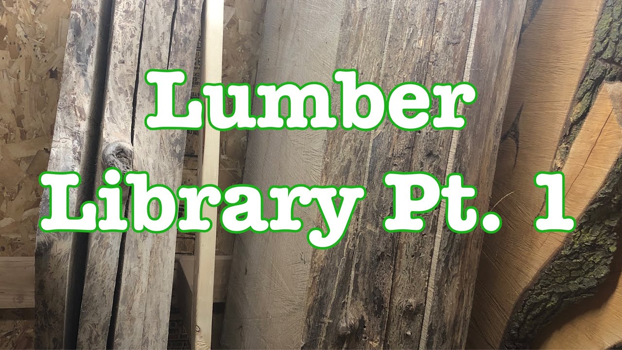 Live Edge Slab Storage In A Small Shop