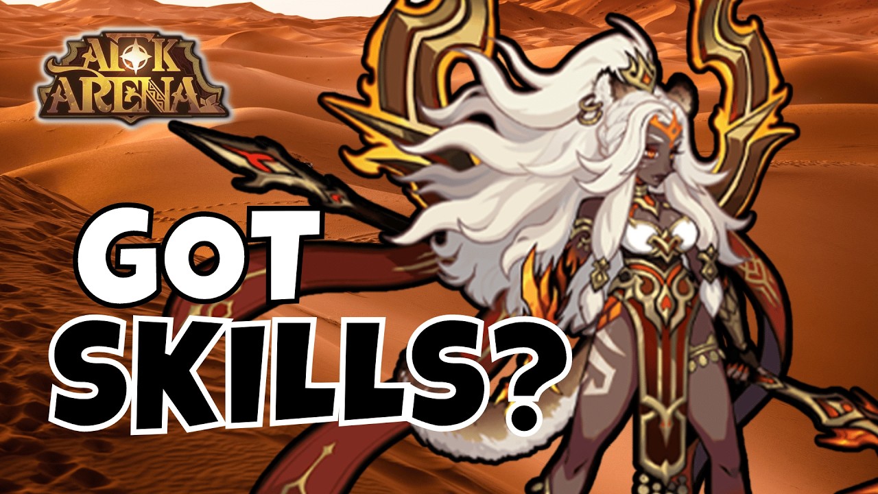 ANTANDRA - DRAGONFLAME SPEAR SKILLS! [FURRY HIPPO AFK ARENA]