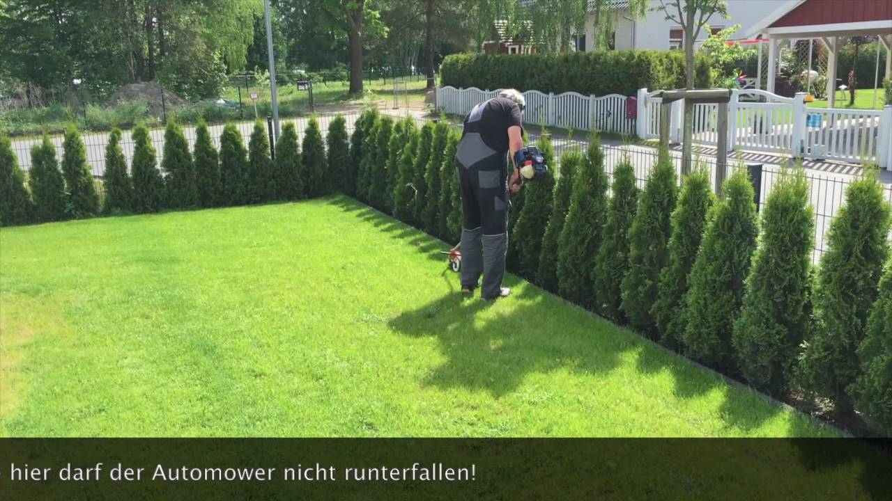 Automower® 430 X Teil 1 - Installation Begrenzungs- und Suchkabel