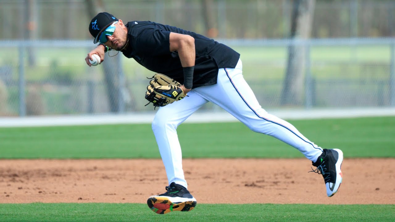 Sights and sounds from first day of Miami Marlins spring training in Jupiter, Florida