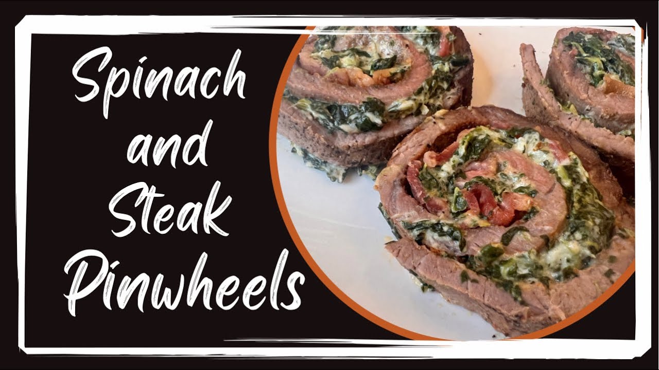 Spinach And Steak Pinwheels