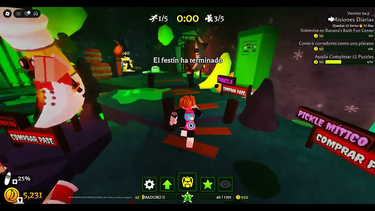 jugando BANANA EATS 4 ROBLOX
