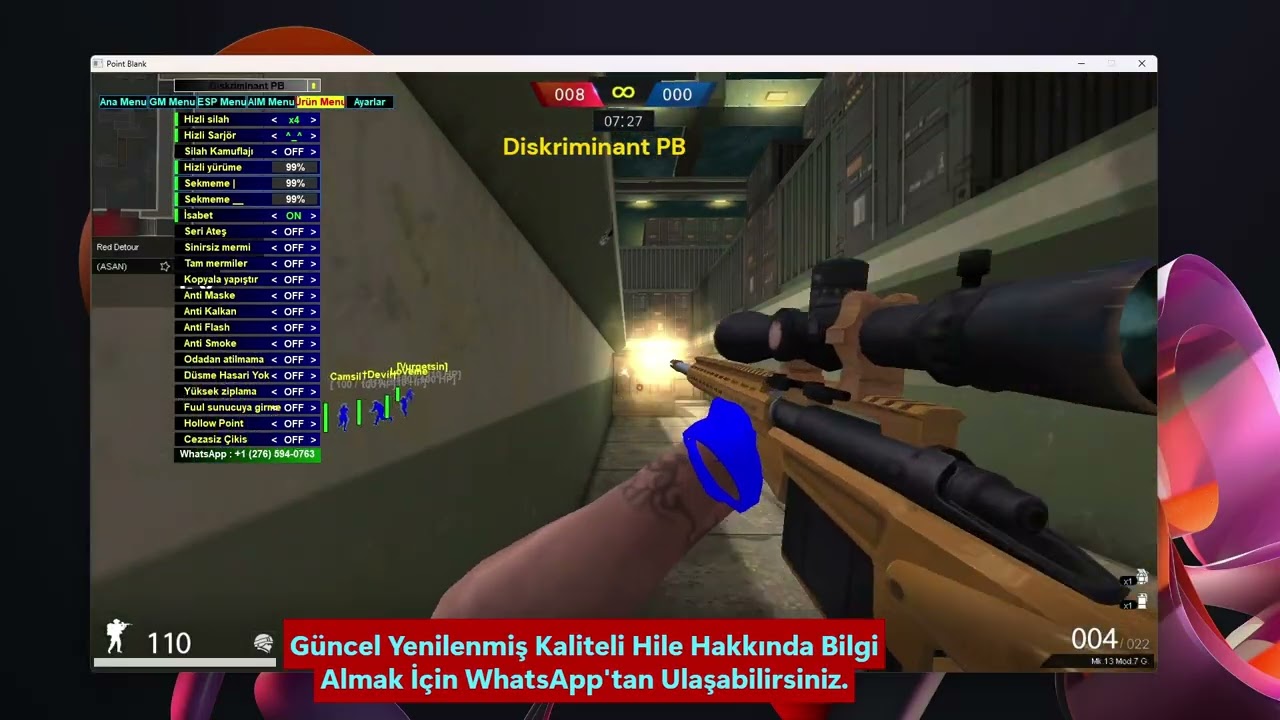 PointBlank YENİLENMİŞ G&Uuml;NCEL BAN ATMAYAN TEK HİLESİ ! [AimBullet-AimBot-AutoShot-Seri Atış VB..]