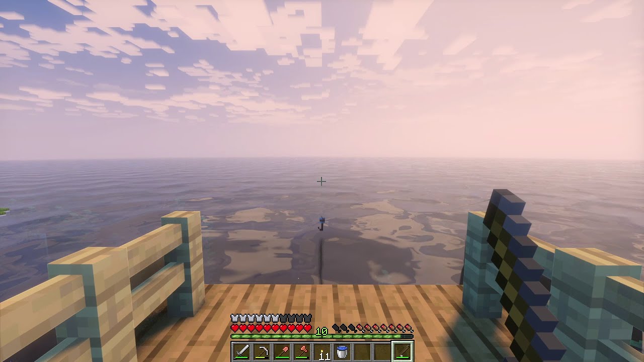 Minecraft Fishing Let's Play Ep.1 - Creepers at Every Turn #asmr #longplay #letsplay #asmrgaming