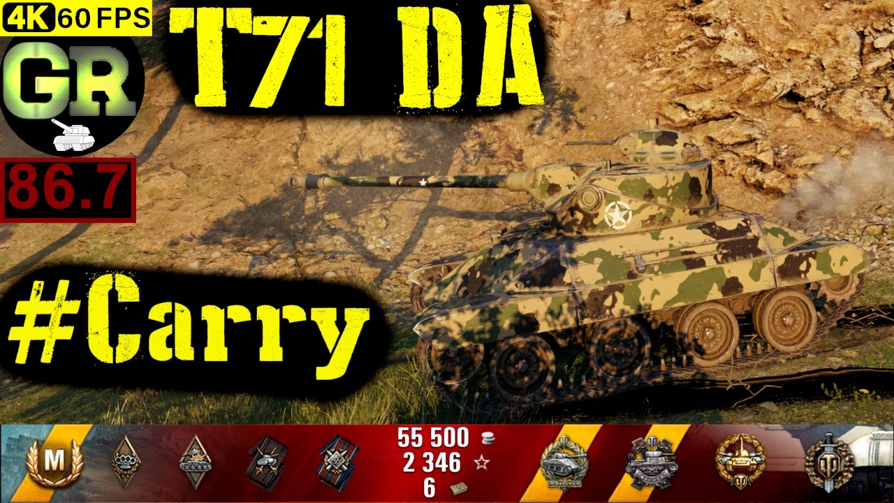 87_World of Tanks T71 WoT Replay - 9 Kills 3.9K DMG(Patch 1.4.0)