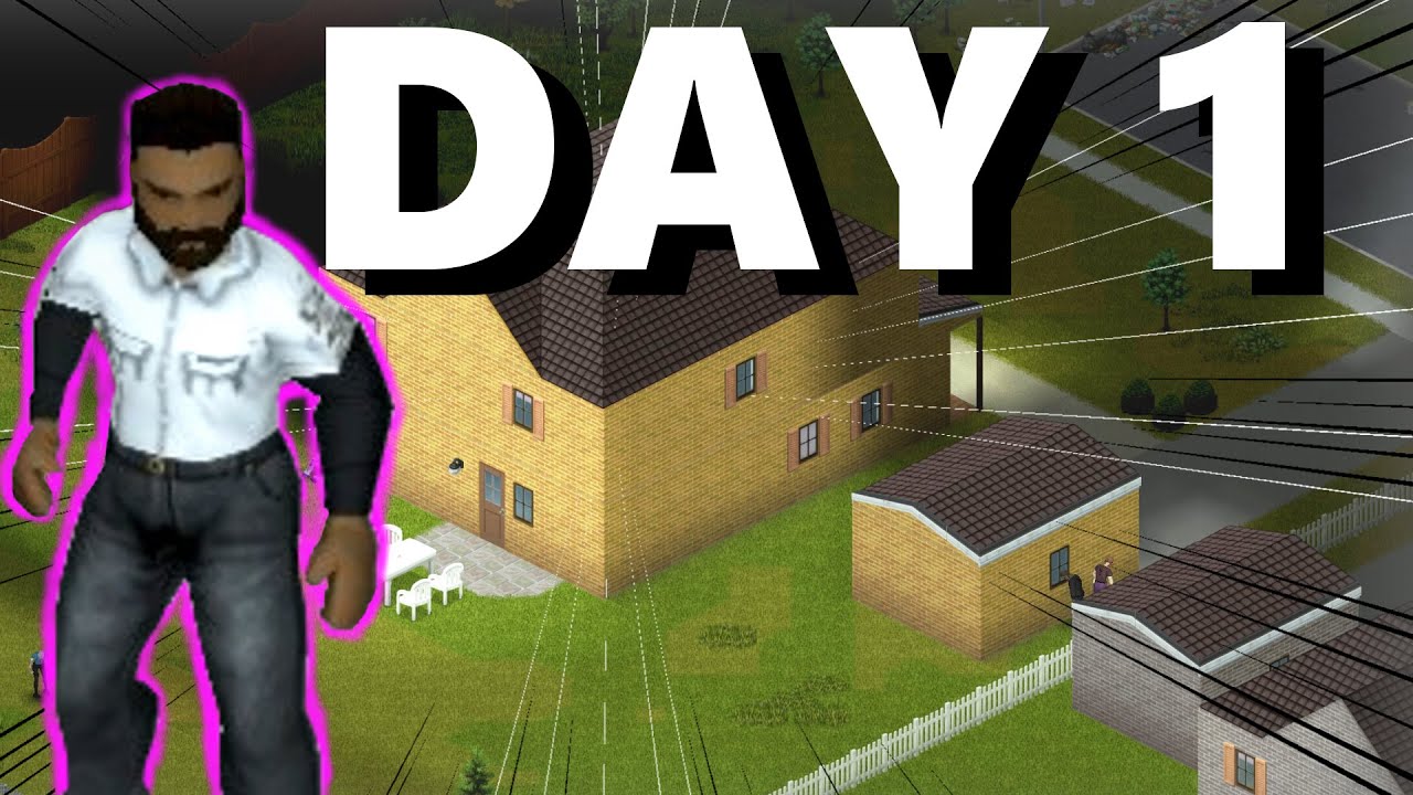 КАК ПЕРЕЖИТЬ ПЕРВУЮ НЕДЕЛЮ | День 1 | Руководство для начинающих по Project Zomboid | Сборка 41