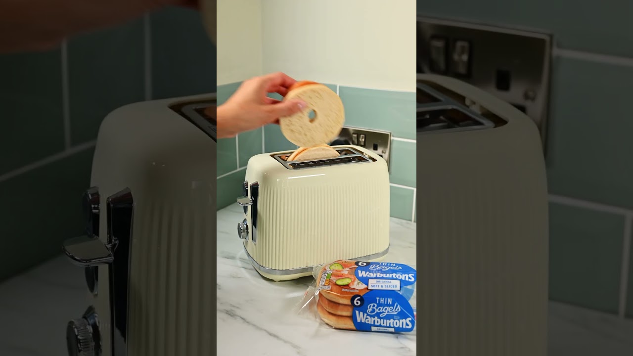 Thin Bagel Hack  #food #breakfast