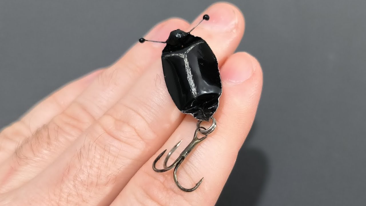 How to make a beetle fishing lure.
