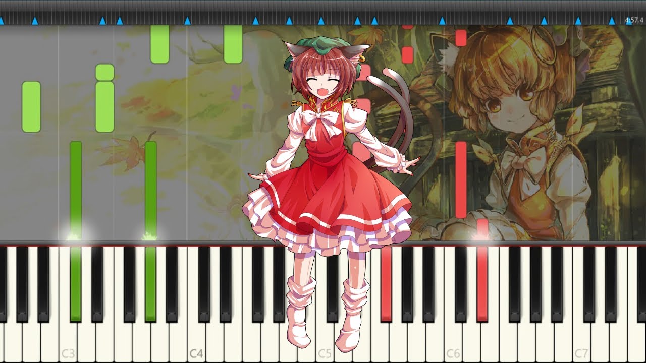 【東方ピアノ】遠野幻想物語【東方妖々夢】