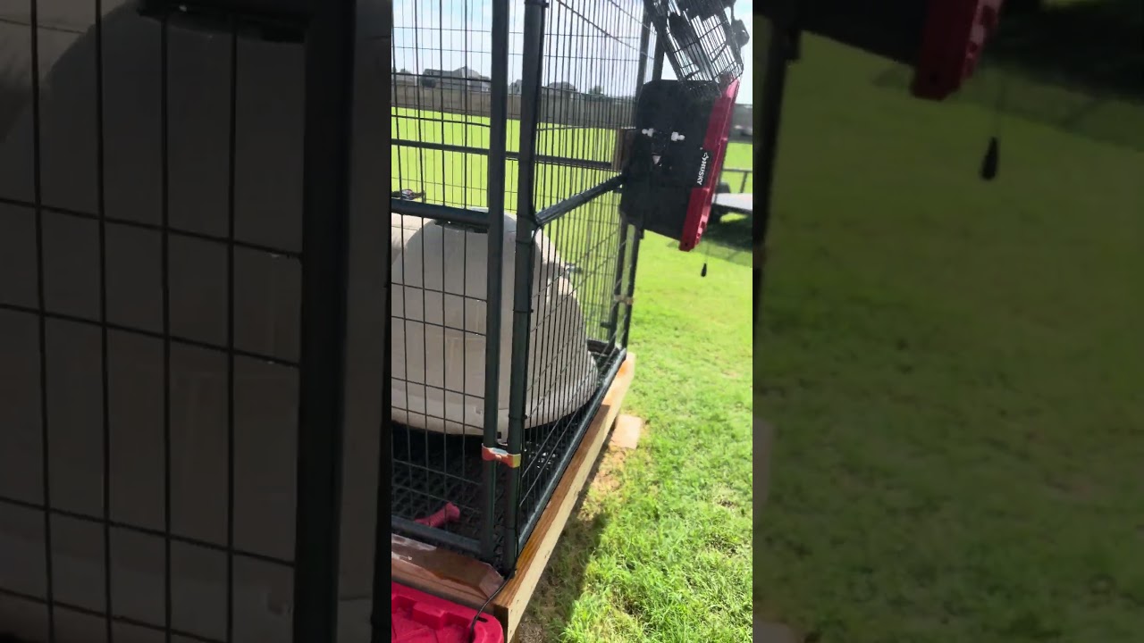 Fully solar powered high output fan and misting system. 