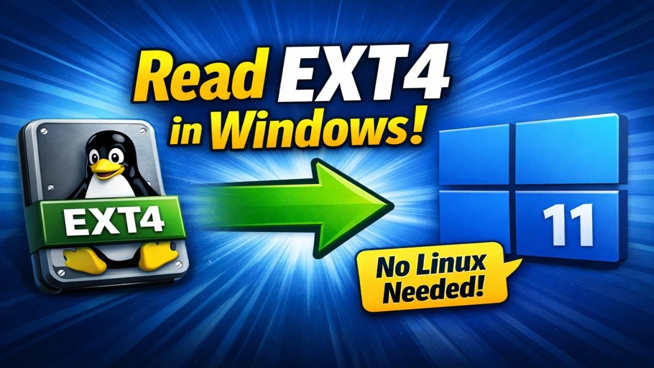 How to Access Linux Partitions from Windows 11 Easily