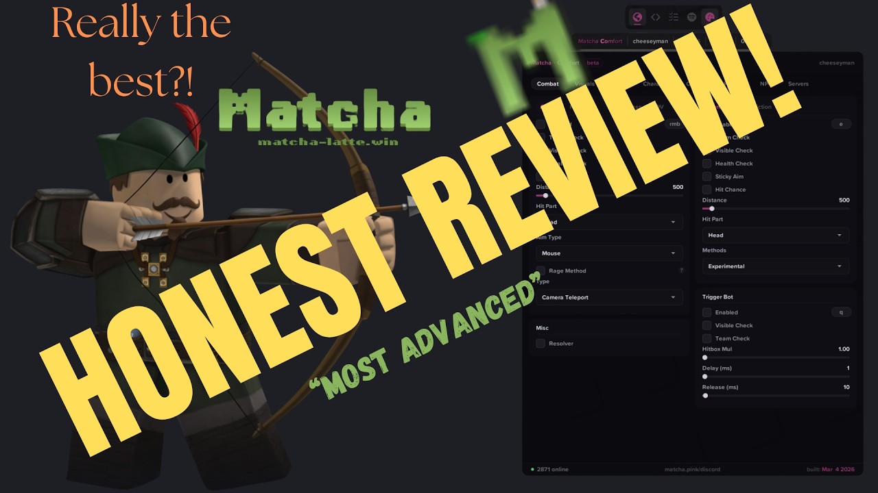 The MOST ADVANCED Roblox External? (HONEST REVIEW) Full guide on Matcha