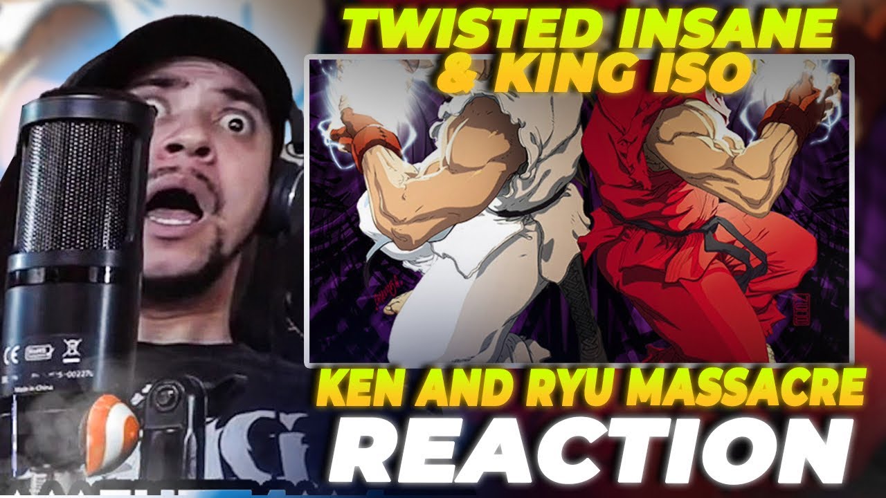 FIRST TIME HEARING TWISTED INSANE!!! Twisted Insane & King Iso - Ken & Ryu Massacre (LIVE REACTION)