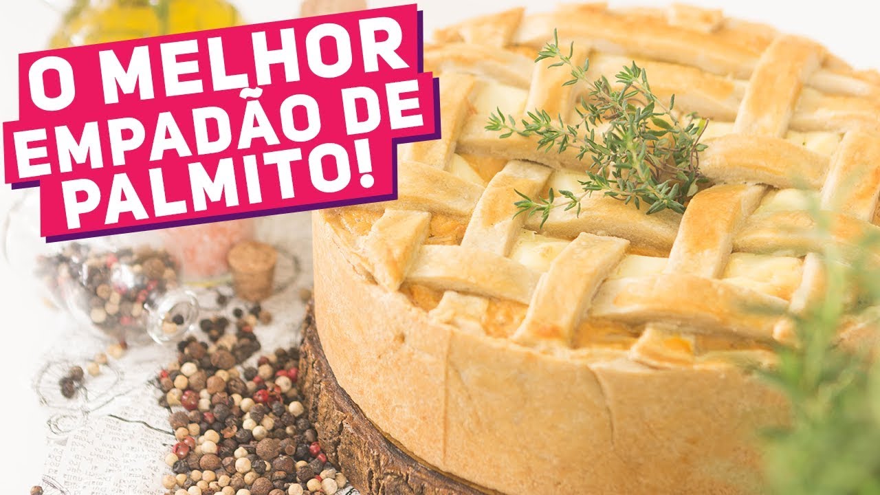 O MELHOR EMPADÃO DE PALMITO DO MUNDO! (Como fazer empadão fácil) - Receitas de Minuto #370
