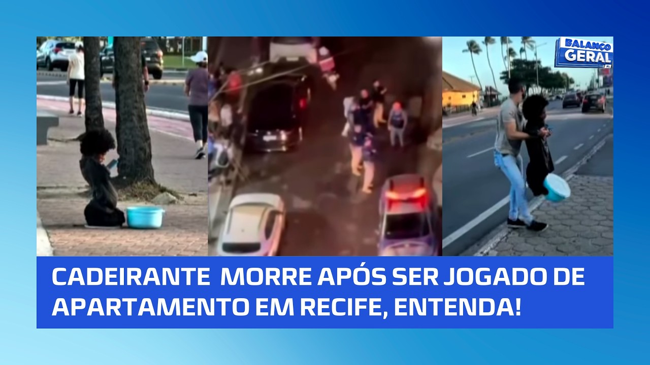 Cadeirante que viralizou em Maceió morre após ser jogado de apartamento em Recife