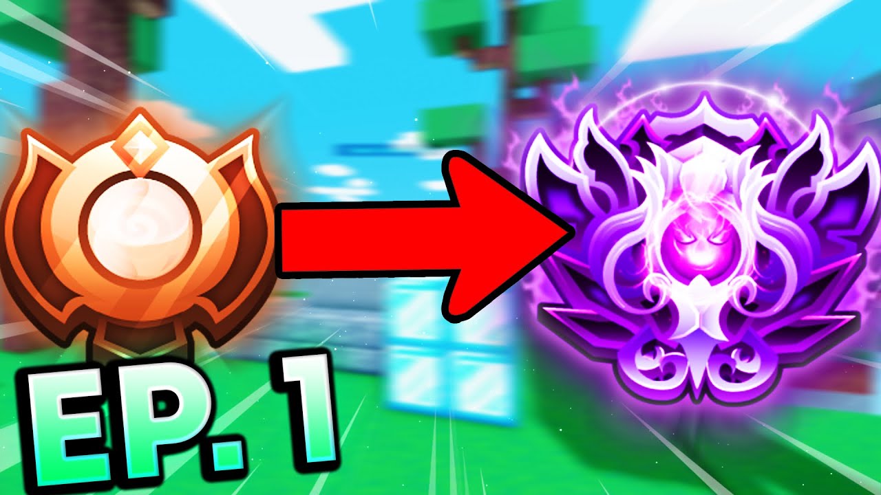 Solo Queuing: Bronze to NIGHTMARE Ranked Roblox BedWars