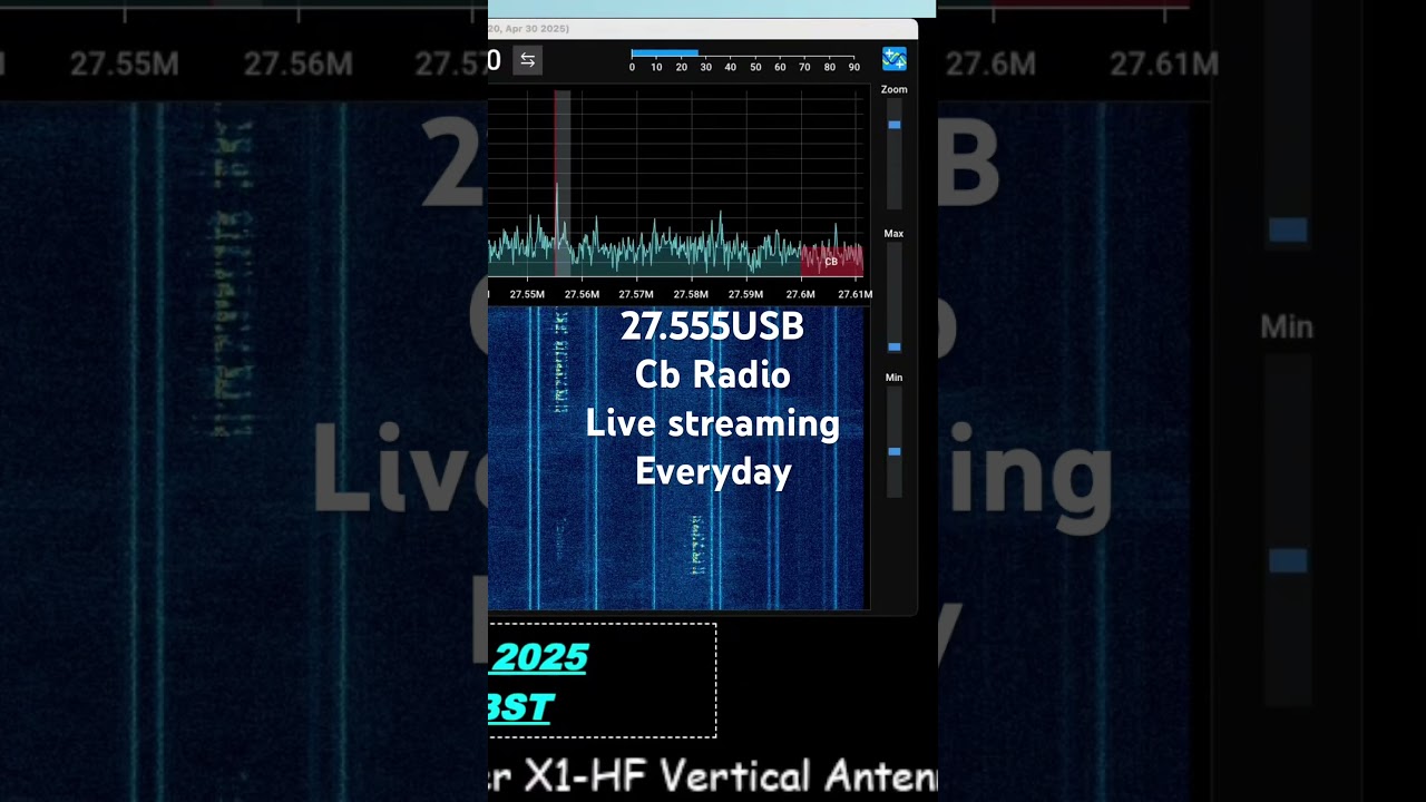 27.555USB CB Radio Live streaming CQ Calling 11M