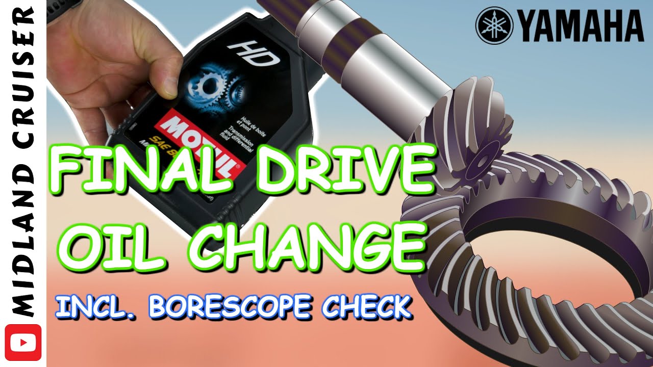 YAMAHA VIRAGO 1100 | 4K | FINAL DRIVE OIL CHANGE | Borescope check and detailed oil change tutorial