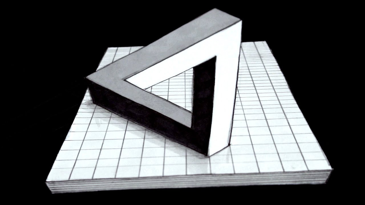 How to Draw The Impossible Triangle in 3D