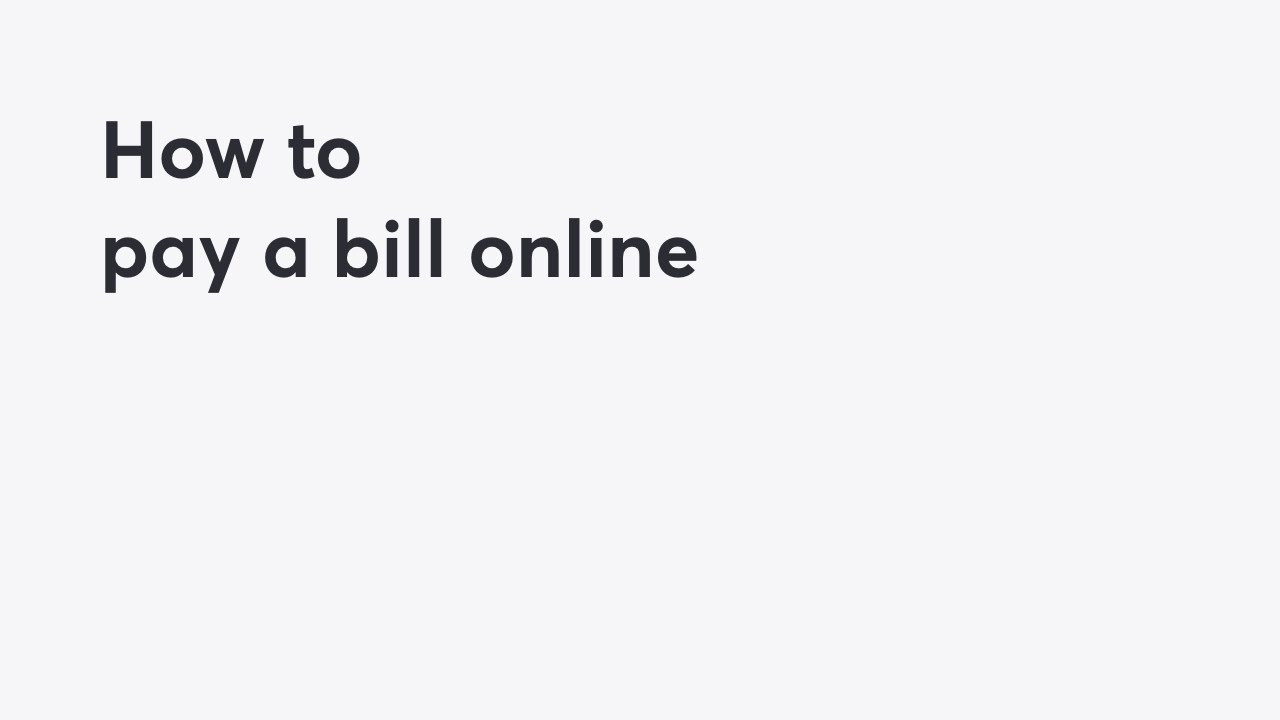 How to Pay a Bill Online with PC Money Account | PC Financial