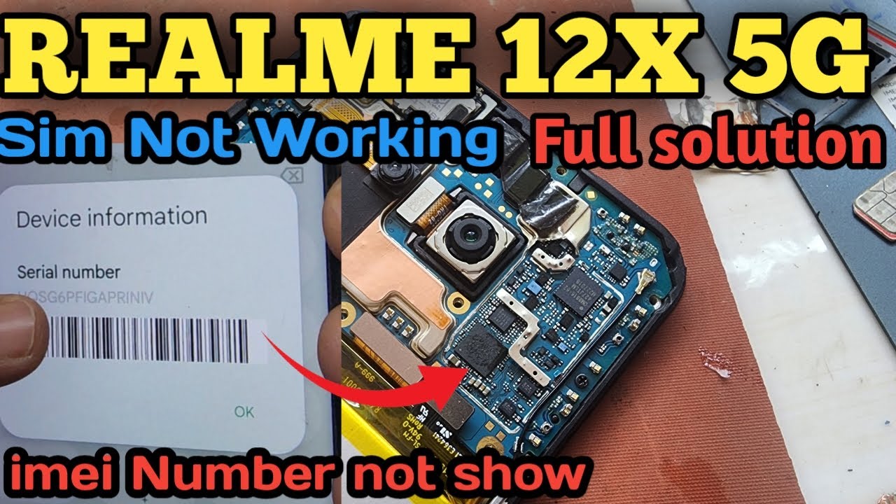 Realme 12x 5g Sim Not working problem Fix | realme 12x imei Number not show full solution