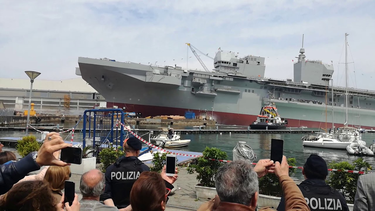 Varo Portaerei Trieste . Castellammare di Stabia