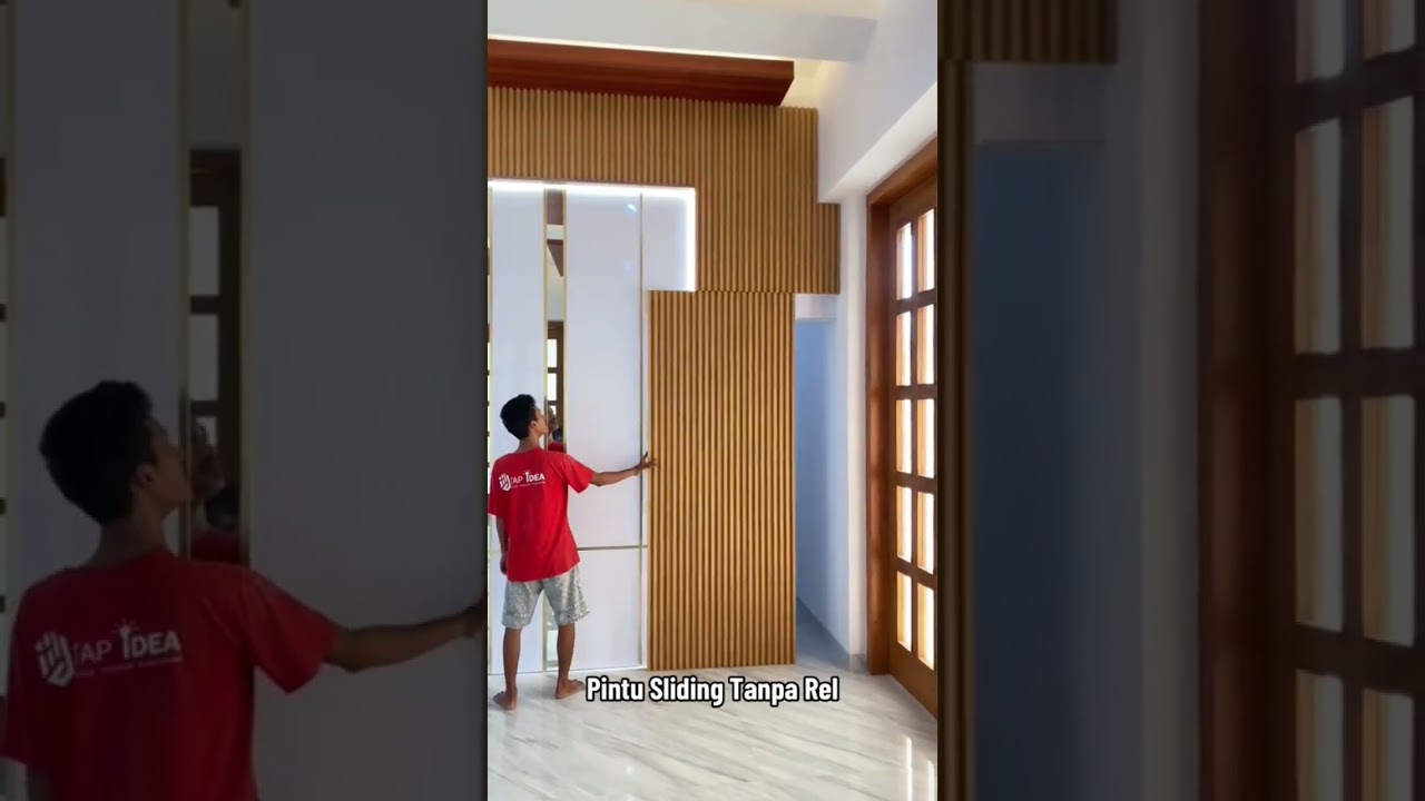 Creative Ideas for Sliding Doors Without Tracks #shorts #viralvideo #trending