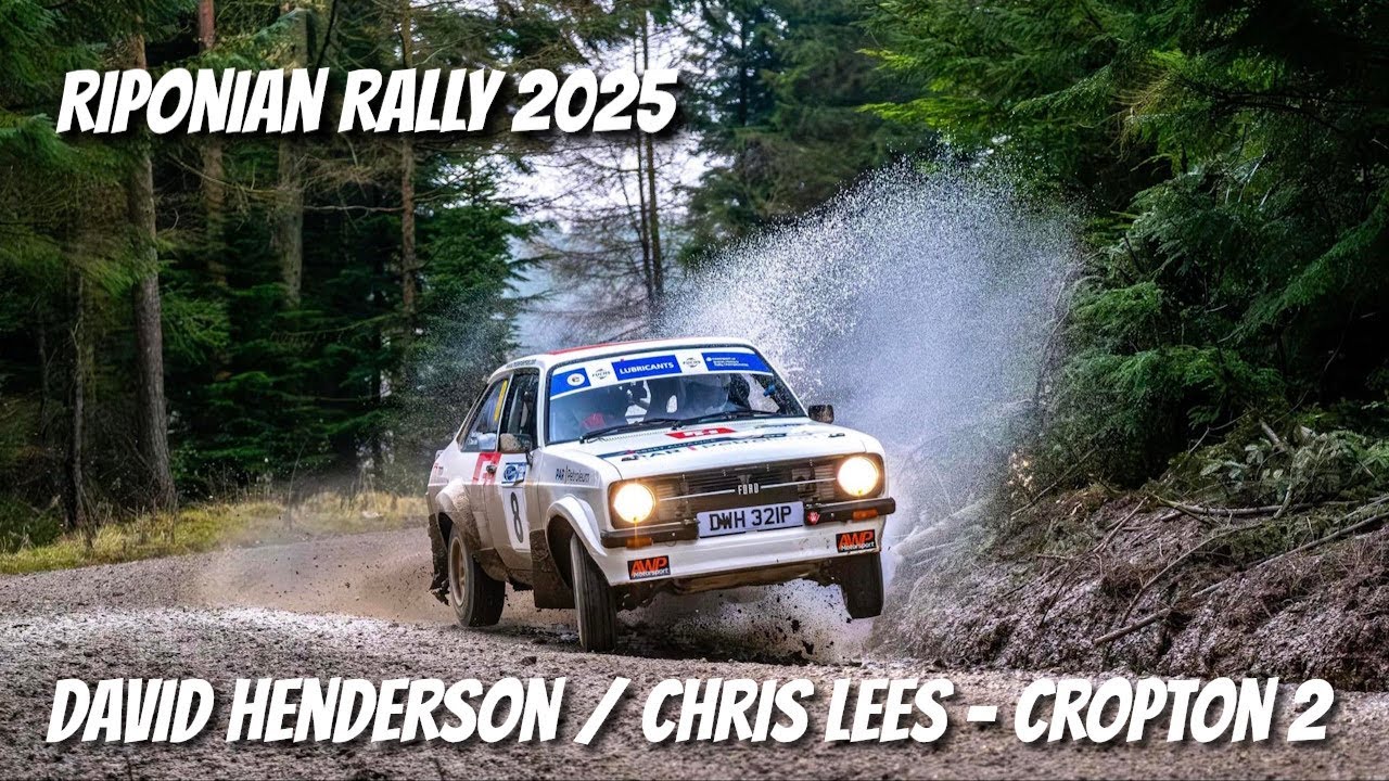 Riponian Rally 2025 - David Henderson / Chris Lees - Ford Escort BDG - Stage 5 - Cropton 2