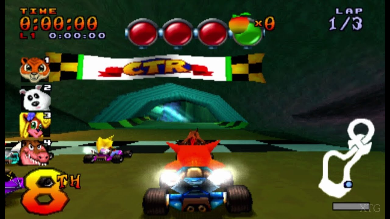 Crash Team Racing PS1 Gameplay HD (60FPS)