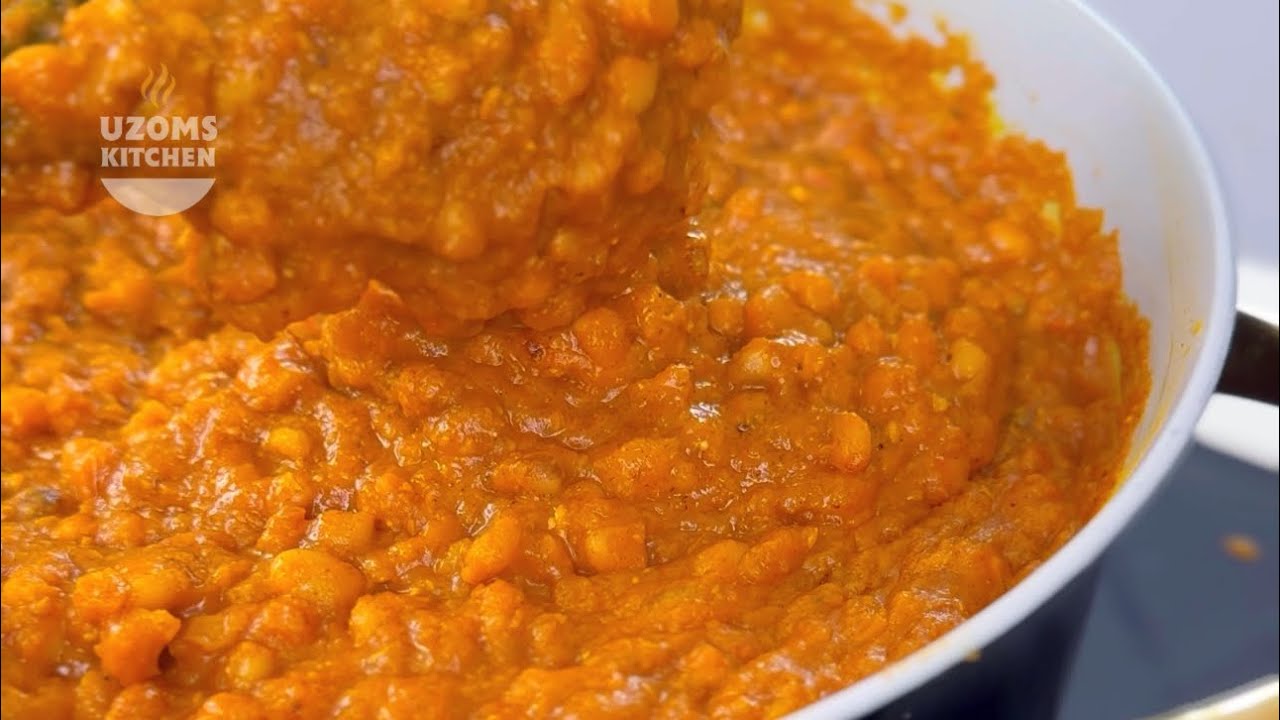 CREAMY COCONUT BEANS RECIPE / UZOMS KITCHEN