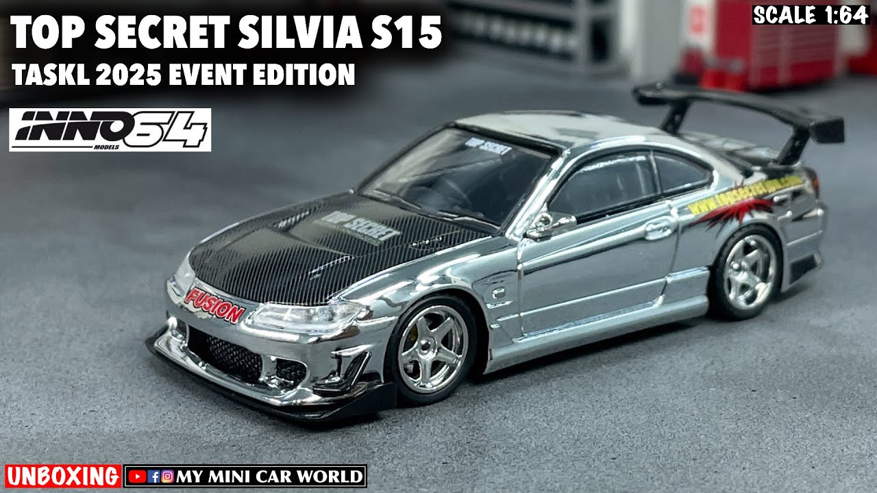 『MY MINI CAR WORLD』UNBOXING INNO64 1/64 TOP SECRET SILVIA S15