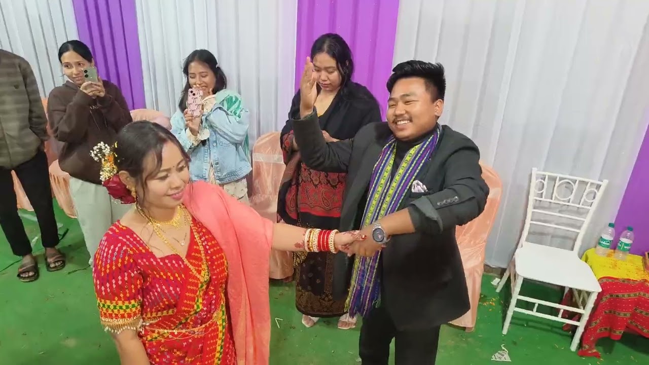 Killa wedding||Sushanta Tiprasa||The groom gave a beautiful singing performance at his own wedding.