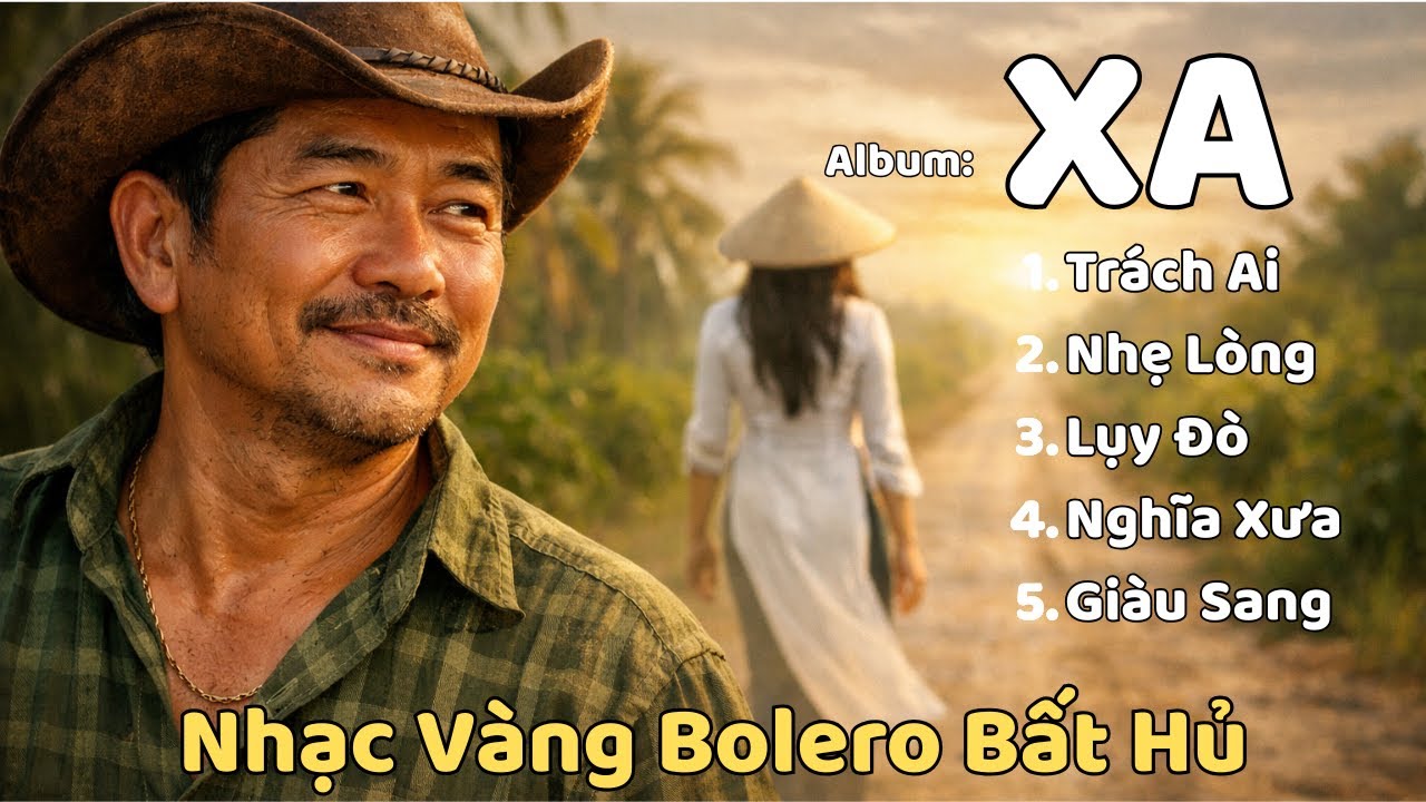 XA | Album Nhạc Vàng Bolero Giọng Nam Trầm Buồn Cay Đắng - TÌNH KHÚC VÀNG (Tuyển Tập 5 Ca Khúc )