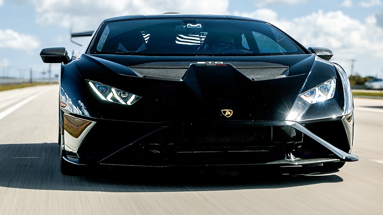 1 Hour | Lamborghini Huracan STO Pure Exhaust | 4K