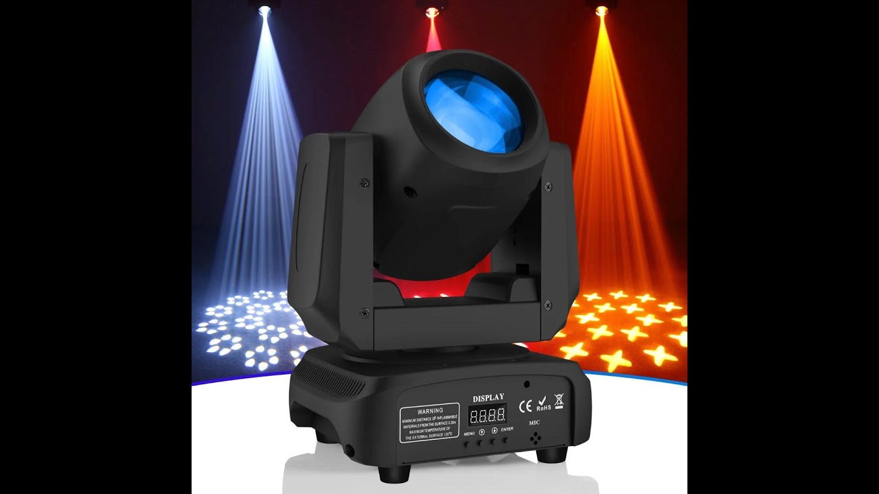 CABEZA MOVIL DE 120 WATTS CON EFECTO ARCO IRIS