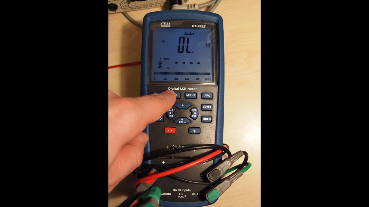 CEM DT-9935 - pomiar indukcyjności (H)