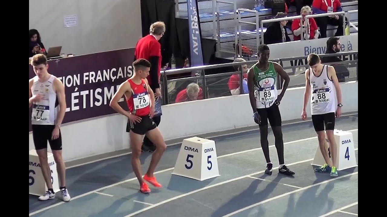 800M - LA FINALE JUM - Championnats de France Cadets, Juniors en salle VAL DE REUIL - 24/02/2018