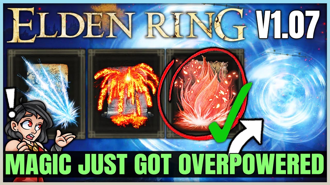 The New 1.07 Sorcery & Incantation Buffs Are GAME CHANGING - New Best Int Faith Build - Elden Ring!