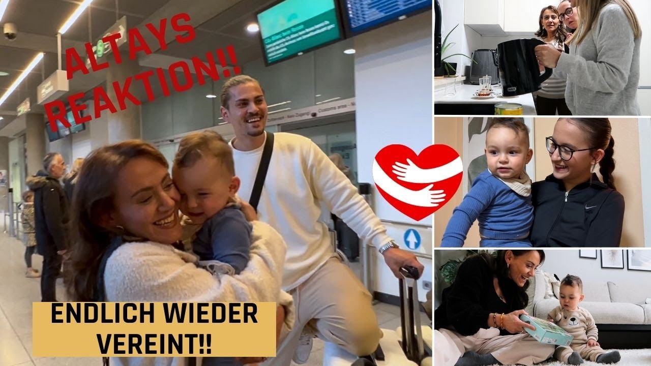 MEGA FREUDE & BEGRÜßUNG  ♥️ ENDLICH WIEDER IN DEUTSCHLAND | ALTAYS REAKTION am FLUGHAFEN