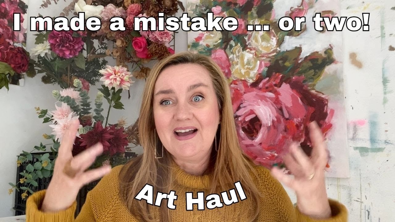 Art Haul | Soft (Chalk) Pastels | Pastel Pencils | Art supplies | Painting Flowers | Acrylic Paint