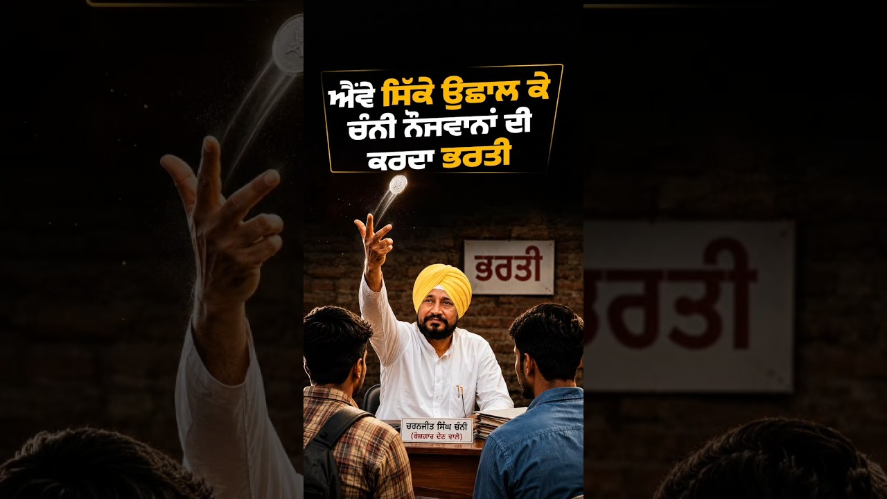 Charanjit Channi Coin Toss Viral Video | ਸਿੱਕੇ ਉਛਾਲ ਕੇ ਚੰਨੀ ਕਰਦਾ ਸੀ ਭਰਤੀਆਂ | Congress Punjab